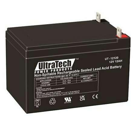 ULTRATECH 12V 12AH NB TERMINAL IM-12120NB